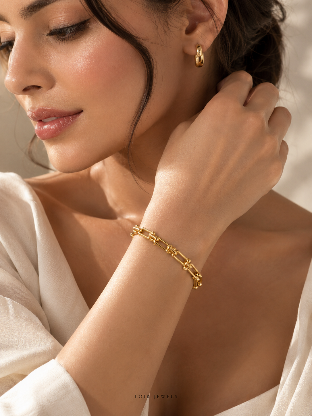 Double-Layer Link Chain Bracelet