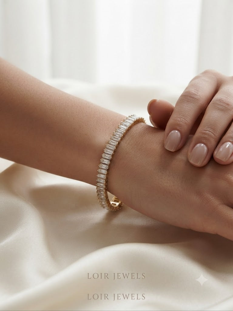 Baguette CZ Tennis Bracelet