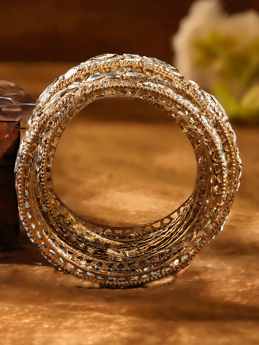 Wedding Luxe Kundan Bangles Set