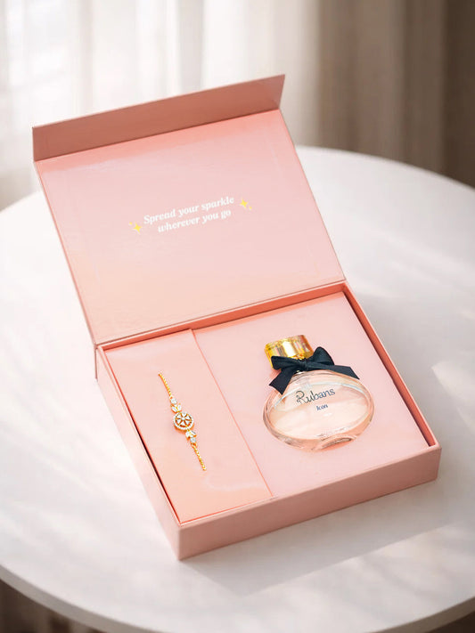 Delicate Flora Bracelet & Perfume Gift Box