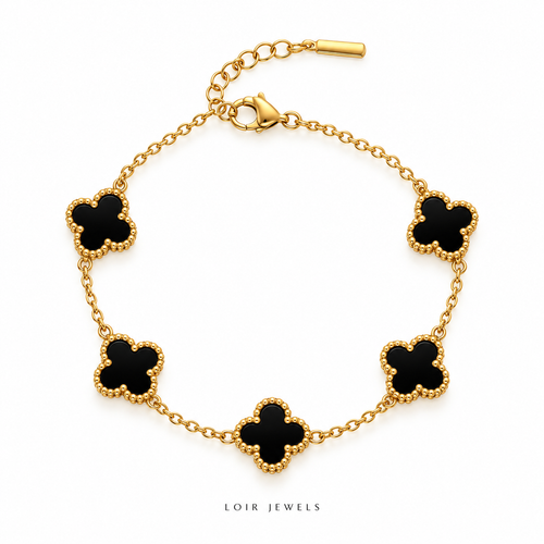 Black Clover Charm Bracelet