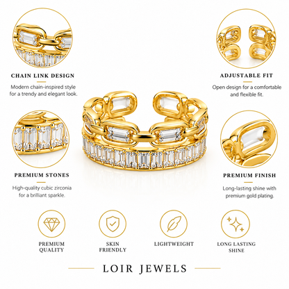 Crystal Luxe Ring