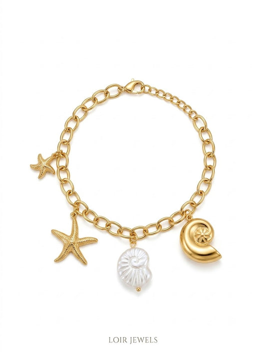 Seashell & Starfish Bracelet