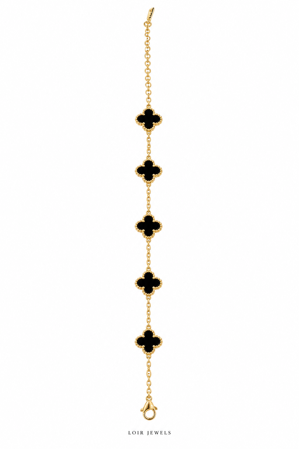 Black Clover Charm Bracelet