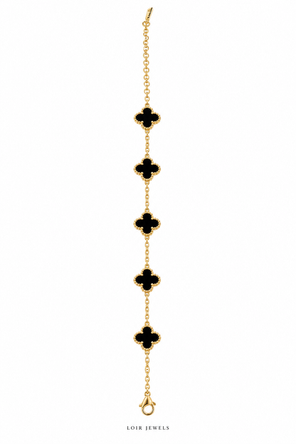 Black Clover Charm Bracelet