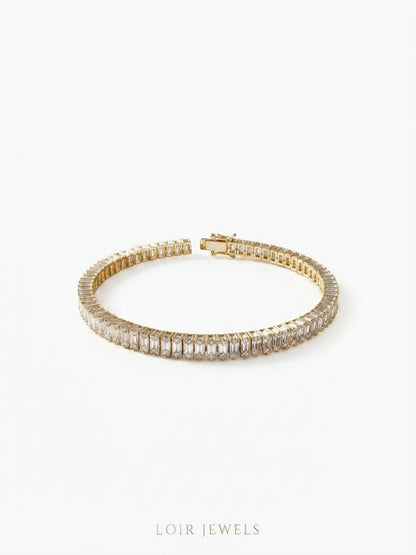 Baguette CZ Tennis Bracelet
