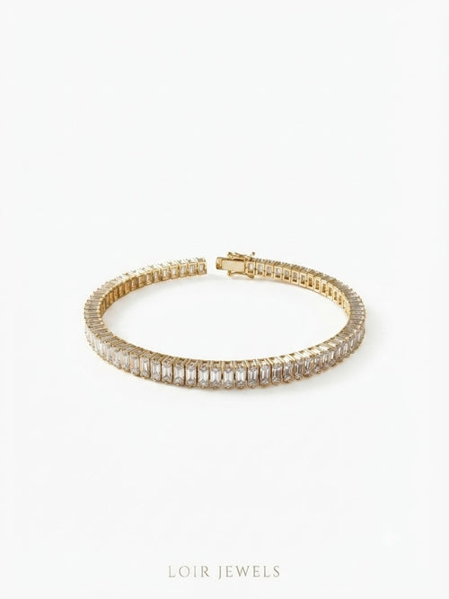 Baguette CZ Tennis Bracelet