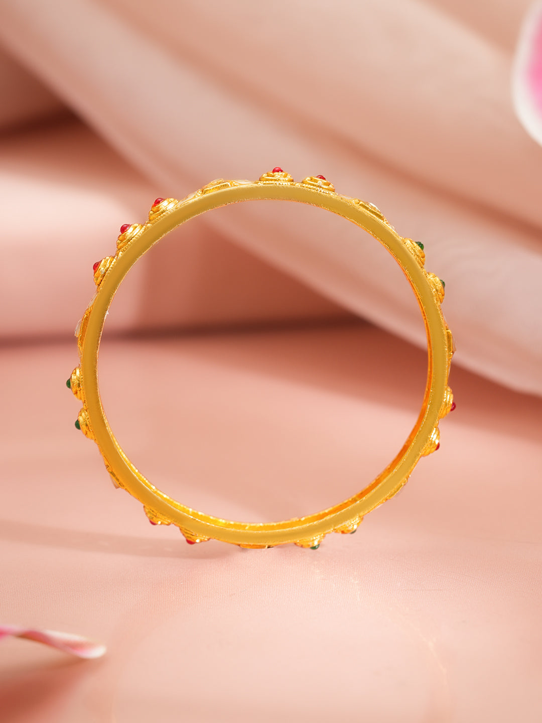 Gold Plated Traditional Festive Bangle Set