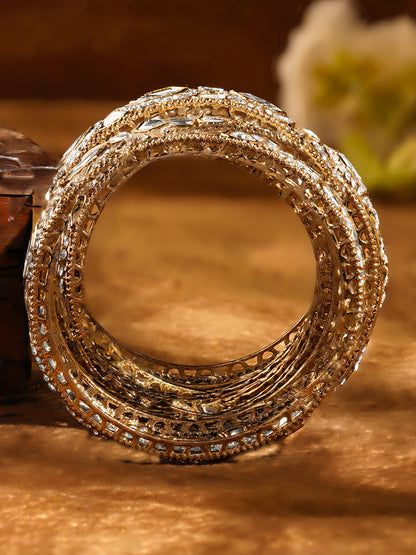 Wedding Luxe Kundan Bangles Set