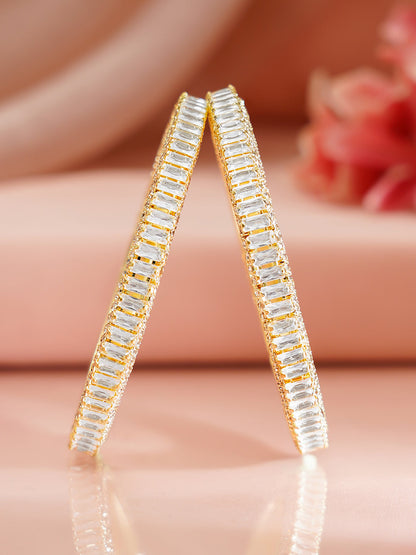Timeless Spark Gold Plated Bangles