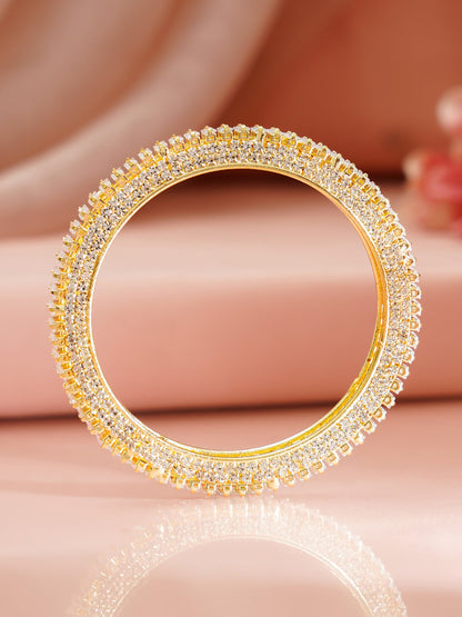 Timeless Spark Gold Plated Bangles