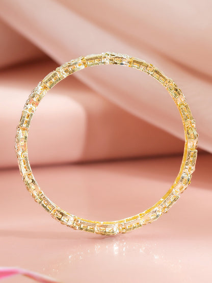Kundan Crystal Embellished Designer Bangles