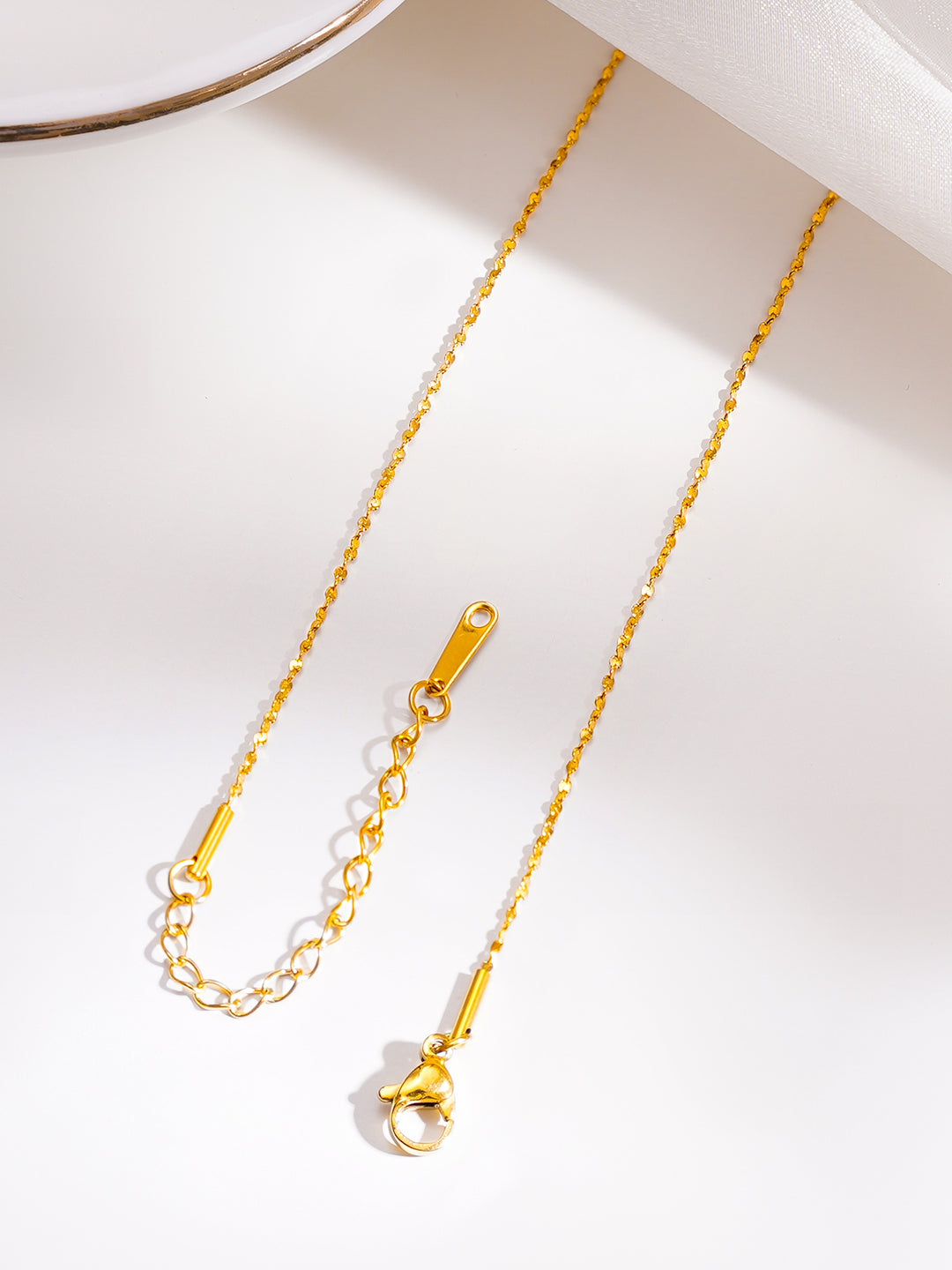 Demi Fine 18K Gold Plated Stainless Steel Pearl Pendant Necklace
