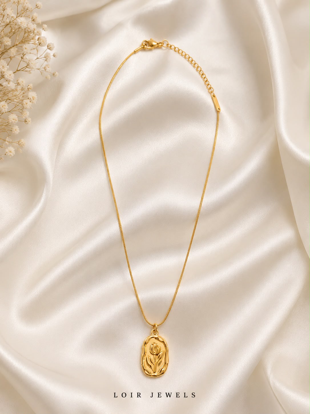 Intricate Oval Statement Pendant