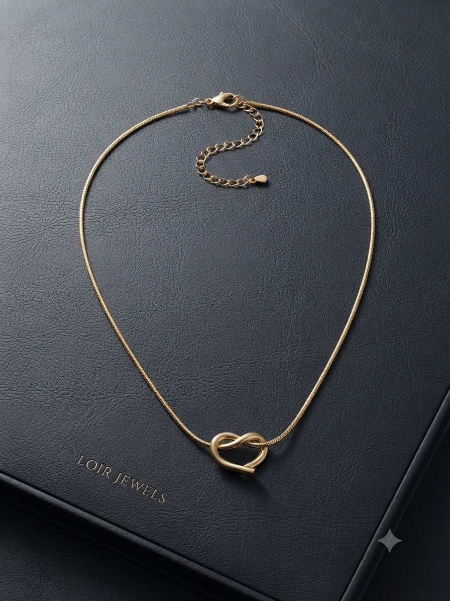 Gold-Tone Heart Pendant