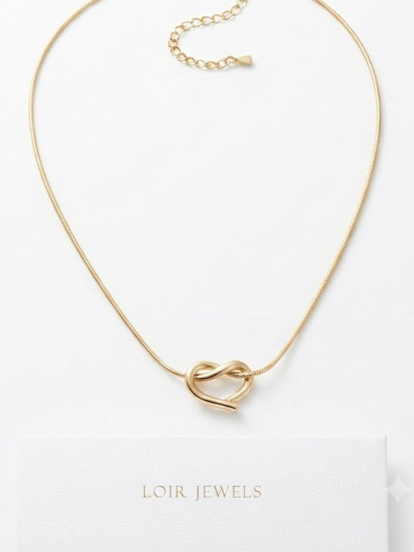 Gold-Tone Heart Pendant