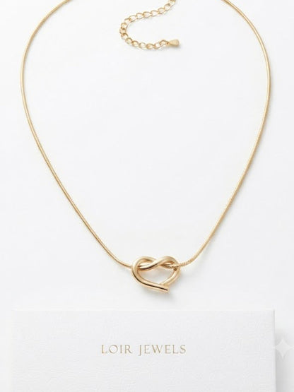 Gold-Tone Heart Pendant