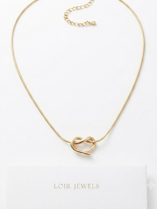 Gold-Tone Heart Pendant