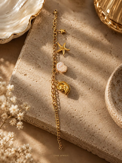 Seashell & Starfish Bracelet