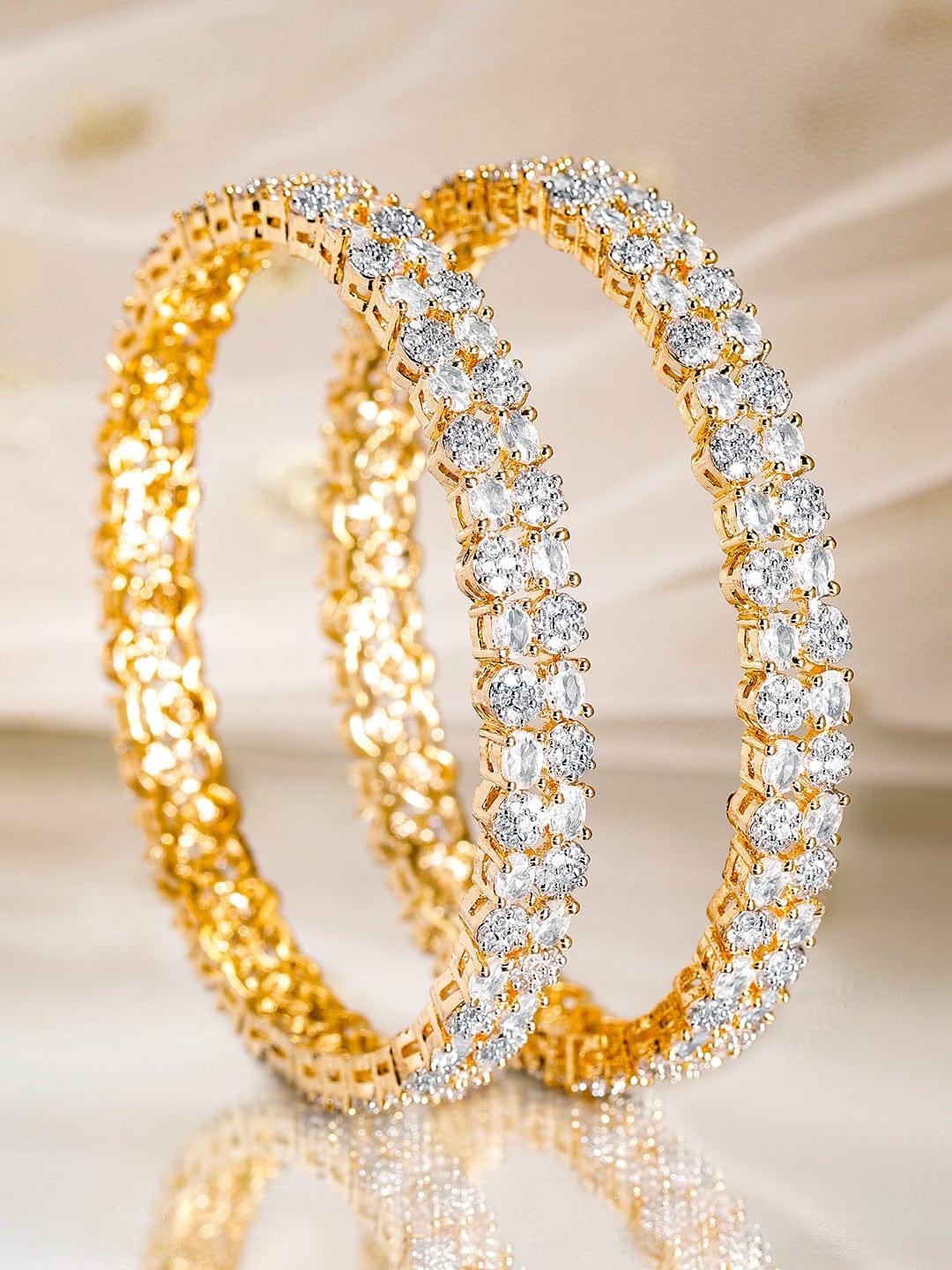 Luxe Radiance Kundan Jhumka with Kaan Chain