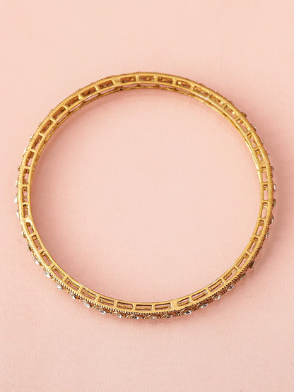 Minimal Luxe Kundan Bangles