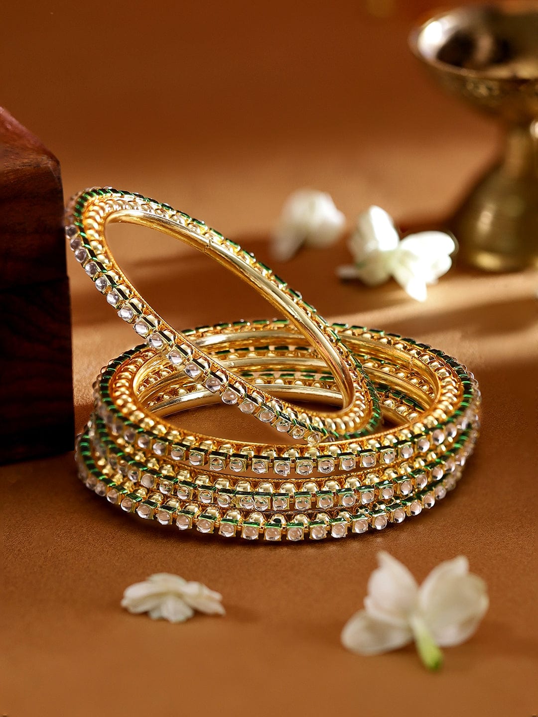 Minimal Tales of Kundan Bangles